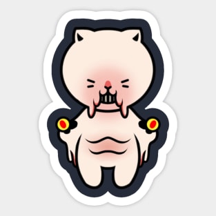 Cattie Pale Man Sticker